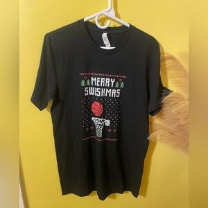 Bella Canvas Black Merry Swishmas Tee